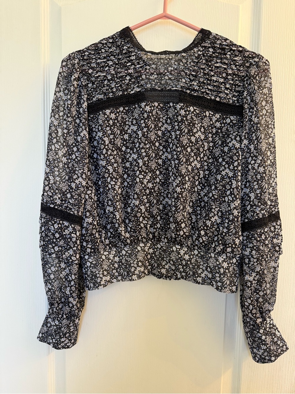 Ever New Blue Floral Blouse